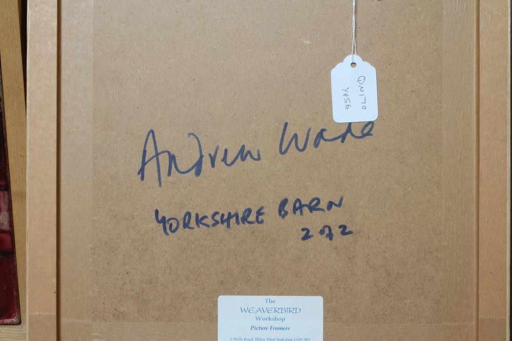 ANDREW WADE (20th/21st century) Yorkshire Barn, a pair of oils on canvas, both signed with initials Image