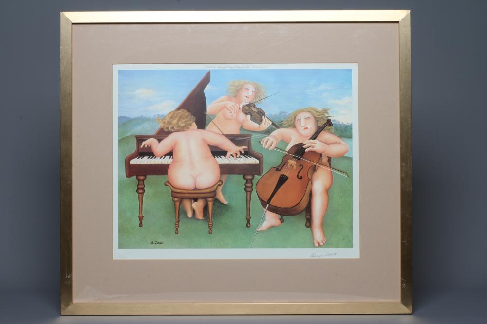 BERYL COOK (1926-2008) Musical Group of Three Image