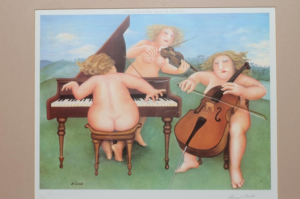 BERYL COOK (1926-2008) Musical Group of Three Image