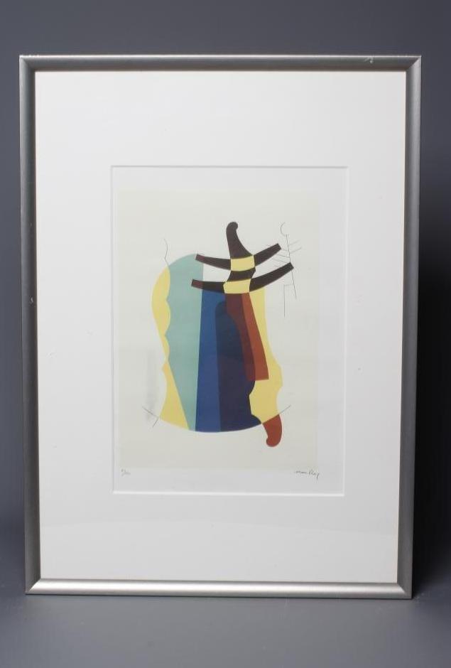 MAN RAY (1890-1976) Revolving Doors Series, signed lower right, numbered 45/150, lithograph, 17" x Image