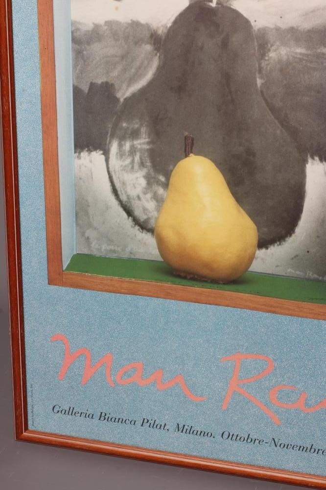 AFTER MAN RAY (1890-1976) Exhibition Poster, Galleria Bianca Pilat, Milano, 1986, print, 31" x 17 Image