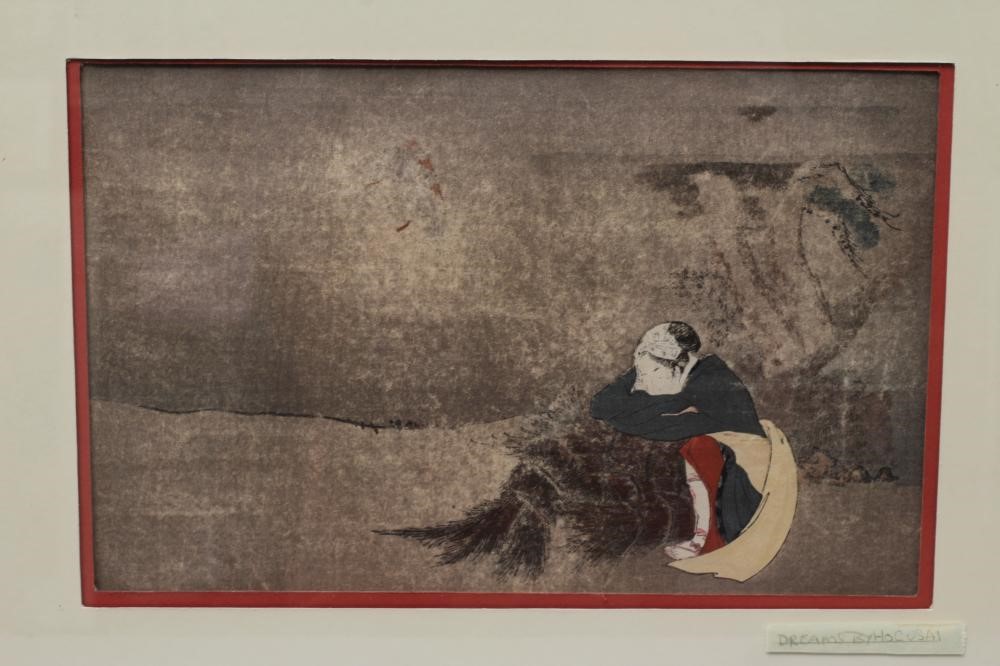 ATTRIBUTED TO TACHIBANA MORIKUNI (1679-1748) Landscape wood block print Image