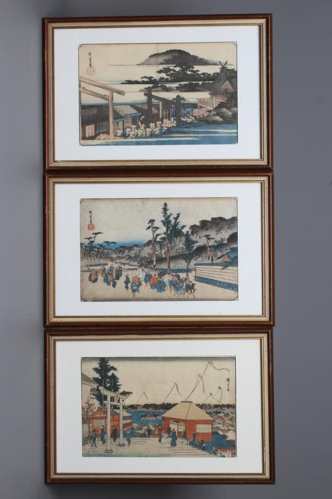 AFTER UTAGAWA HIROSHIGE (1797-1858) Tenjin Shrine at Yushima Image