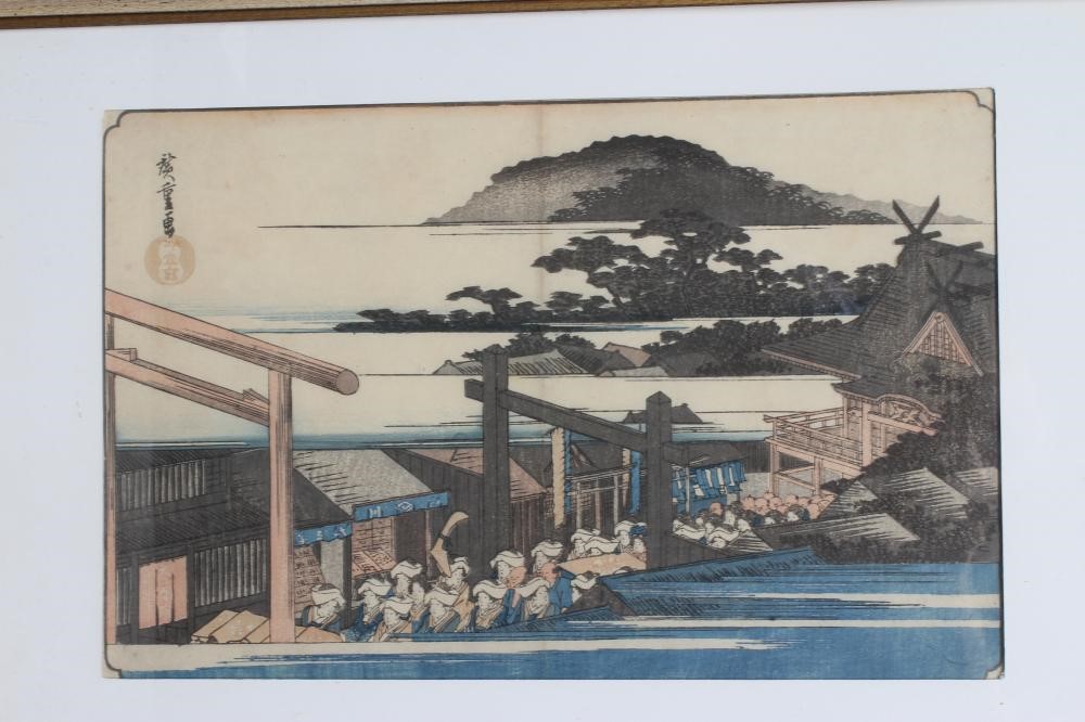 AFTER UTAGAWA HIROSHIGE (1797-1858) Tenjin Shrine at Yushima Image