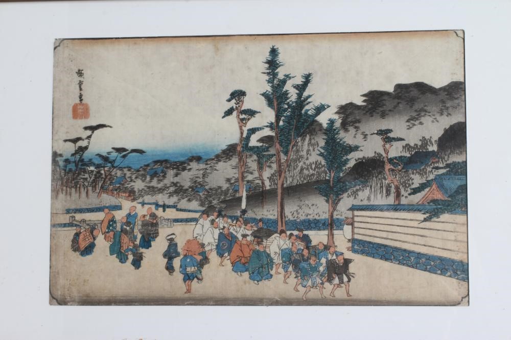 AFTER UTAGAWA HIROSHIGE (1797-1858) Tenjin Shrine at Yushima Image
