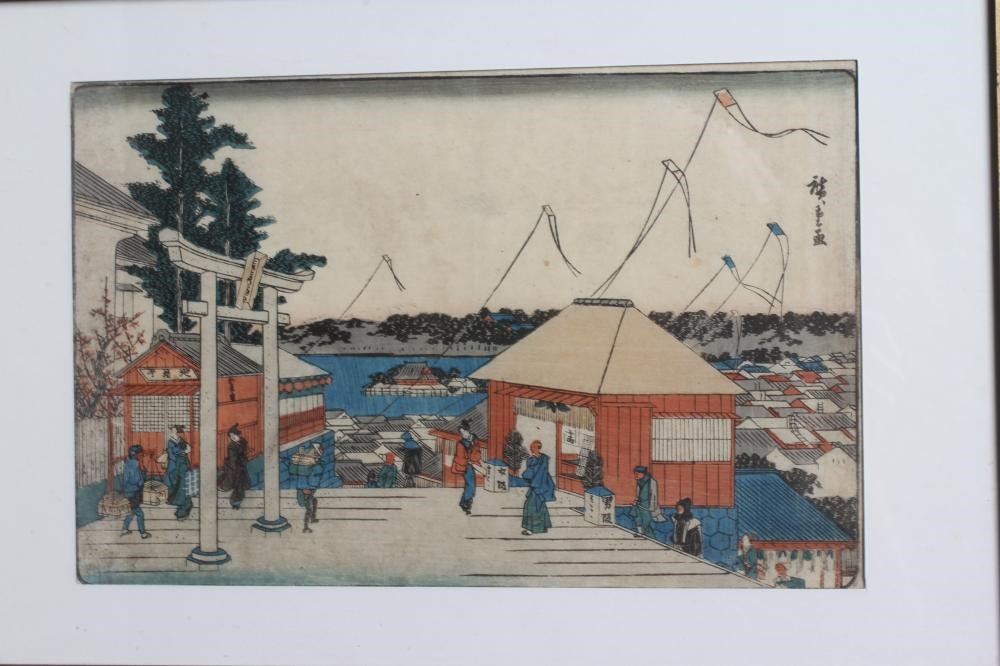 AFTER UTAGAWA HIROSHIGE (1797-1858) Tenjin Shrine at Yushima Image