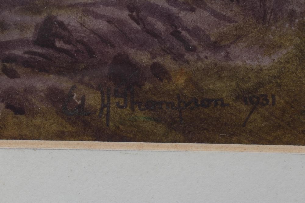 EDWARD H THOMPSON (1879-1949) Derwentwater and Borrowdale, signed lower right, dated 1931, Image