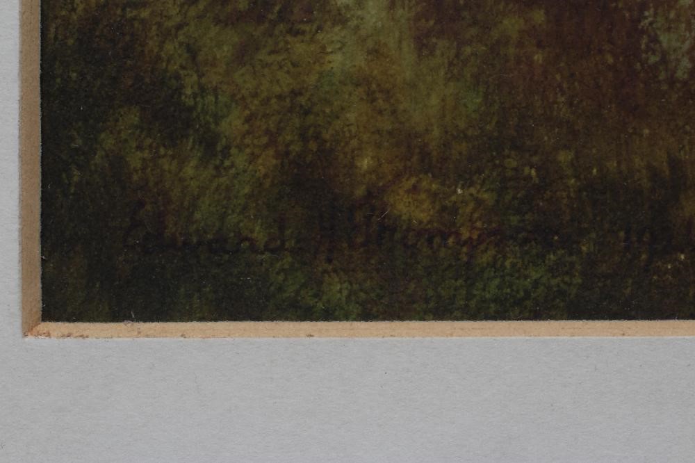 EDWARD H THOMPSON (1879-1949) Woodland River, signed and dated 1926 lower left, watercolour, 13 1/2" Image