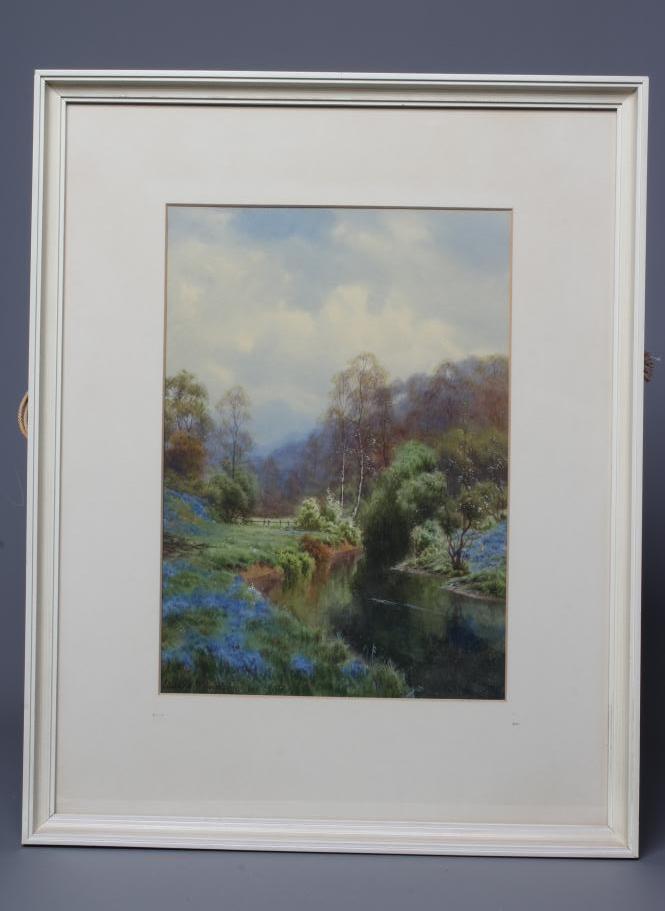 EDWARD H THOMPSON (1879-1949) Woodland Stream, signed and dated 1926 lower left, watercolour, 13 Image