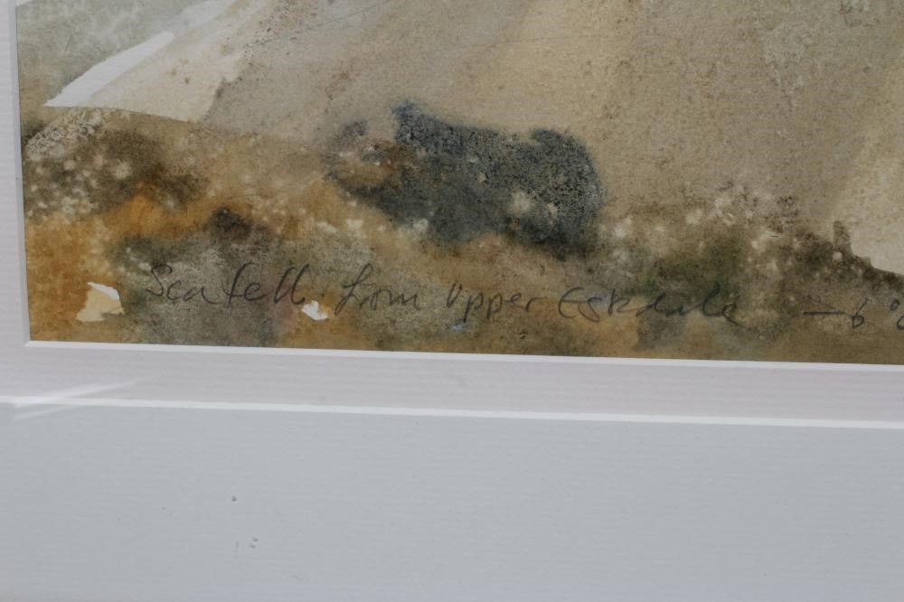 SIMON BULL (b.1958) Scafell from Upper Eskdale, signed lower right and inscribed with title, Image