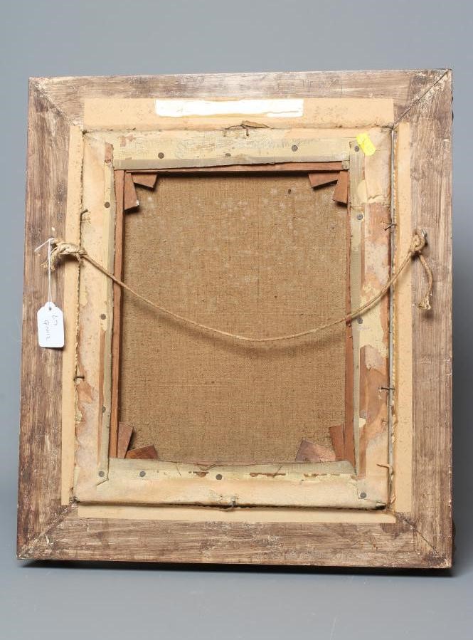 WILLIAM LEE HANKEY (1869-1952) Young lady in an Interior, signed lower left, oil on canvas, 15 1/2" Image