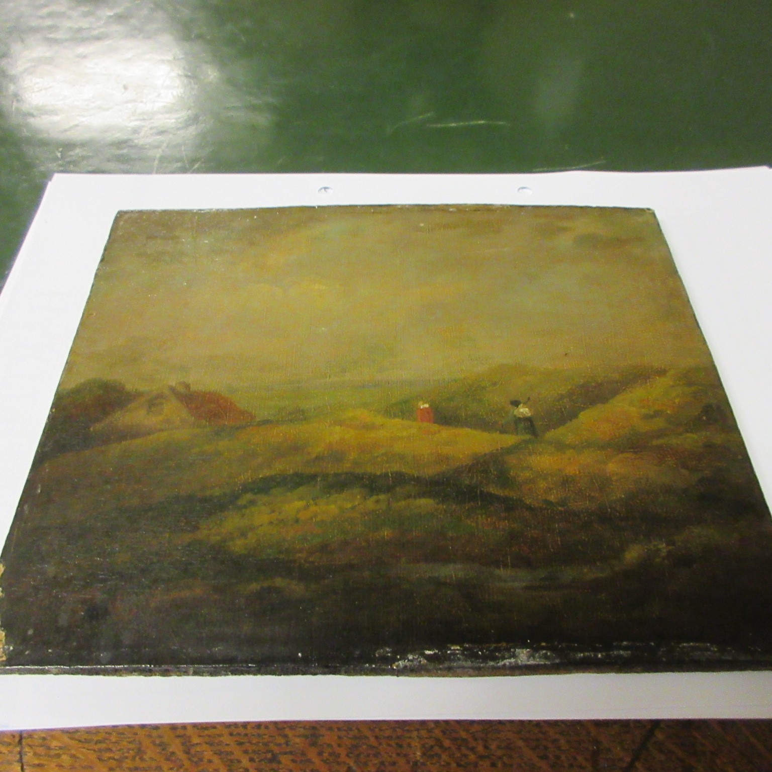 BRITISH SCHOOL (Early 19th Century) Pair of Rural landscapes, bears inscription in pencil Image