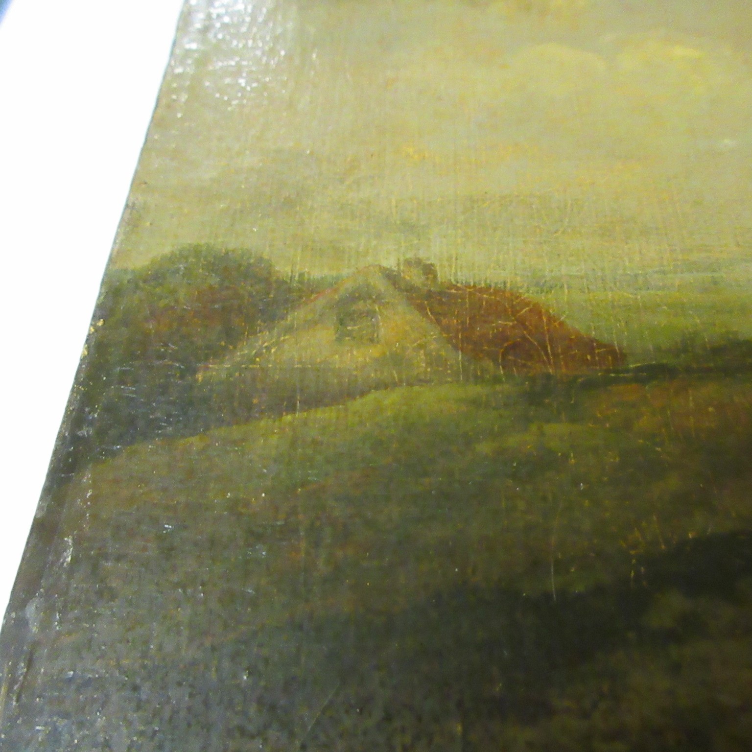 BRITISH SCHOOL (Early 19th Century) Pair of Rural landscapes, bears inscription in pencil Image