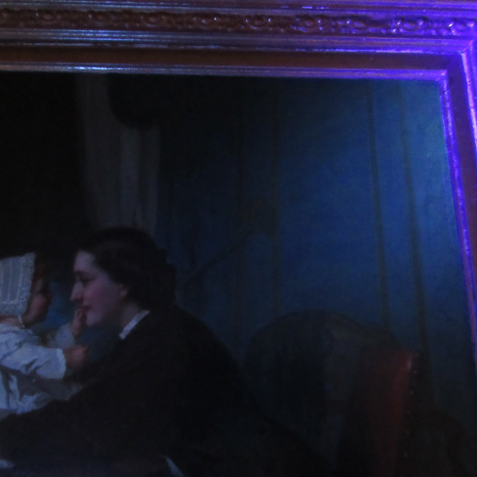 JULES TRAYER (1824-1908) Playtime, signed lower left, oil on panel, 15 1/2" x 12 1/2", 20th century Image