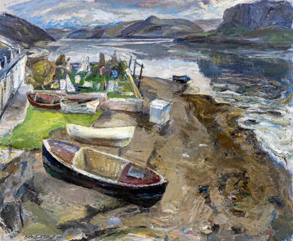 DAVID MCBETH SUTHERLAND (1883-1973) View of Loch Garrou from Plockton Image