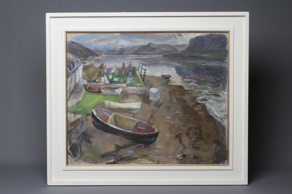 DAVID MCBETH SUTHERLAND (1883-1973) View of Loch Garrou from Plockton Image