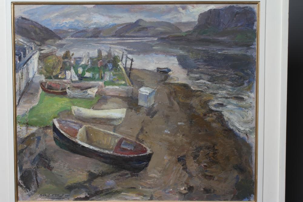 DAVID MCBETH SUTHERLAND (1883-1973) View of Loch Garrou from Plockton Image