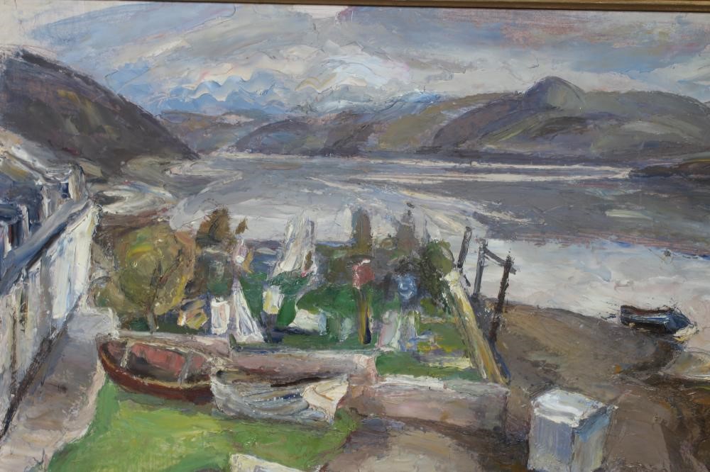 DAVID MCBETH SUTHERLAND (1883-1973) View of Loch Garrou from Plockton Image