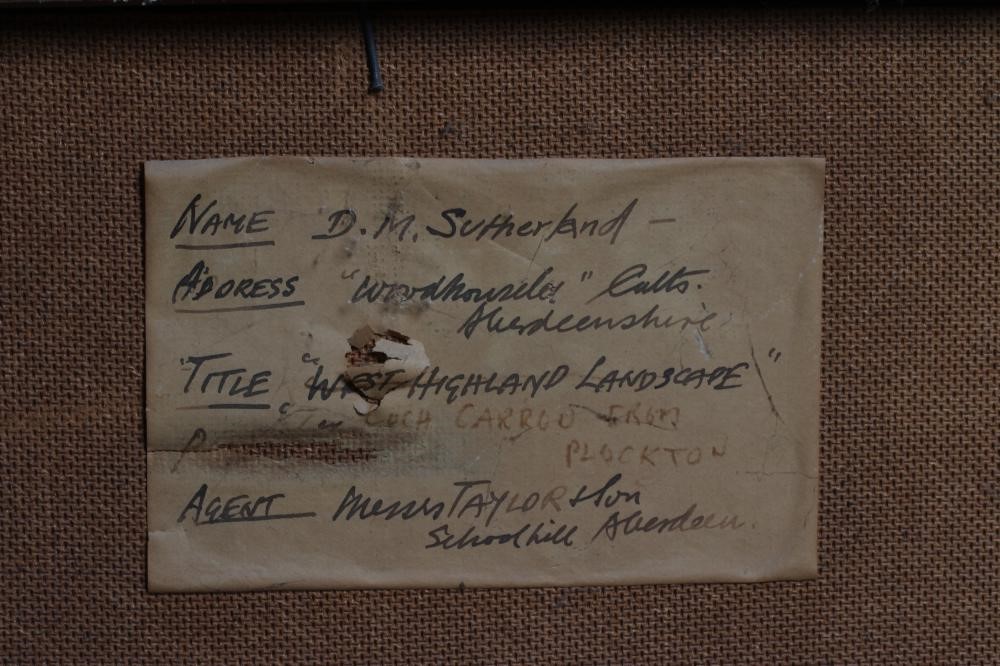 DAVID MCBETH SUTHERLAND (1883-1973) View of Loch Garrou from Plockton Image