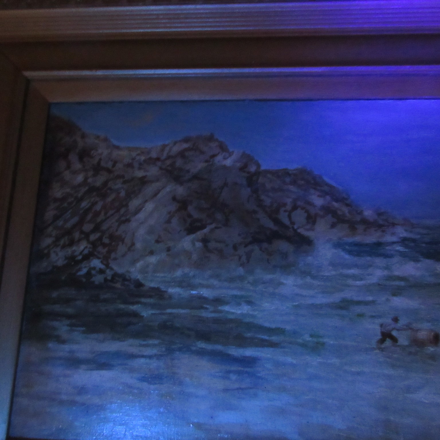 ARTHUR HUGHES (1832-1915) Corner of Porth Joke Beach, Newquay, signed lower right, oil on canvas, Image