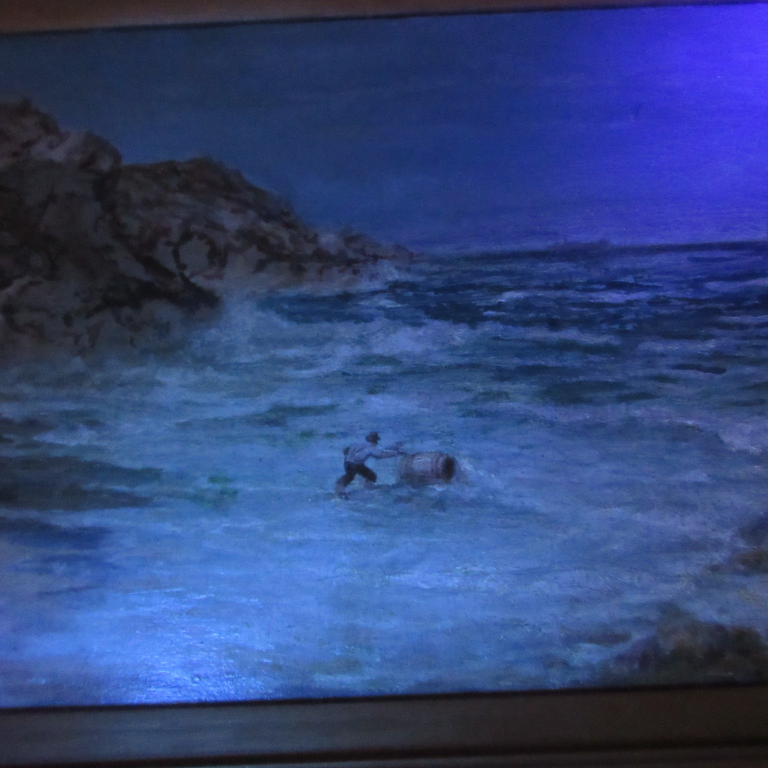 ARTHUR HUGHES (1832-1915) Corner of Porth Joke Beach, Newquay, signed lower right, oil on canvas, Image