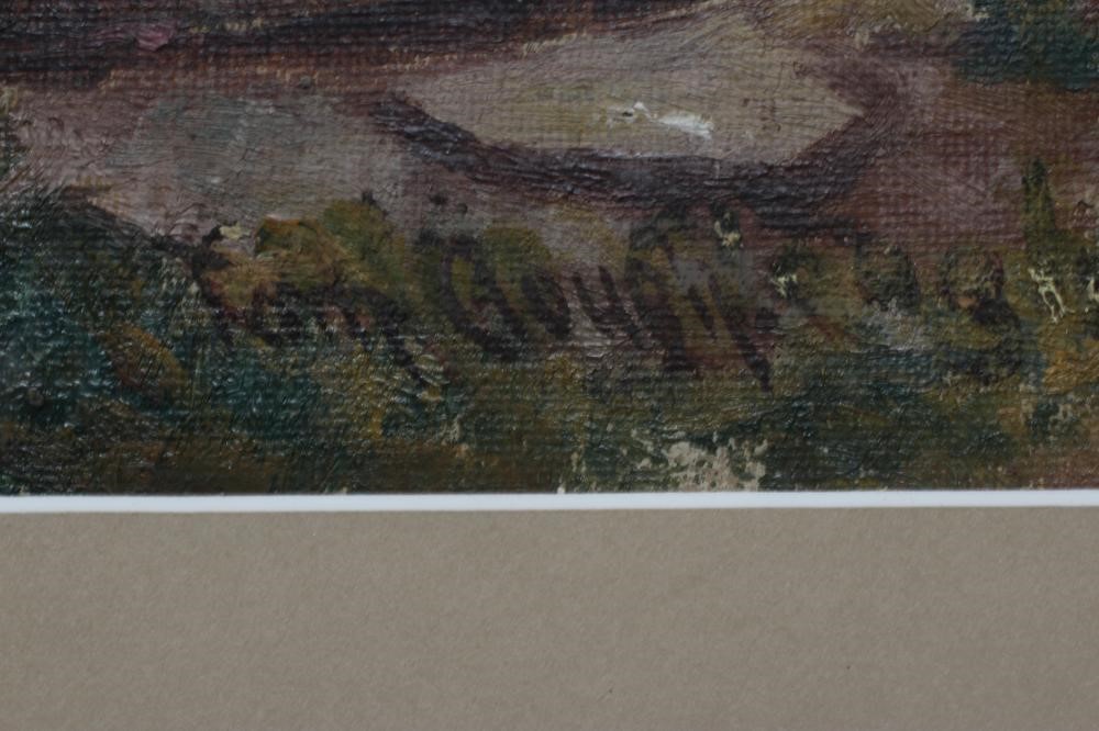 TOM CLOUGH (1867-1943) French Ladies on a Village Street, oil on canvas Image