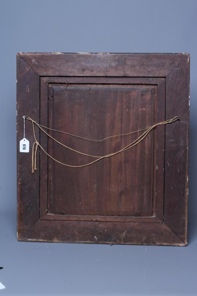 CONTINENTAL SCHOOL (Late 19th century) Jesus Breaking Bread at Emmaus, oil on panel, 16 1/2" x 13 Image