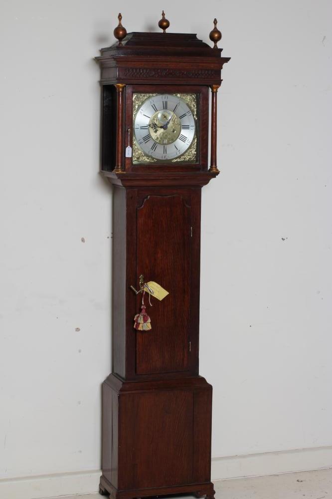 AN OAK LONGCASE BY THOMAS CLARE WARRINGTON Image