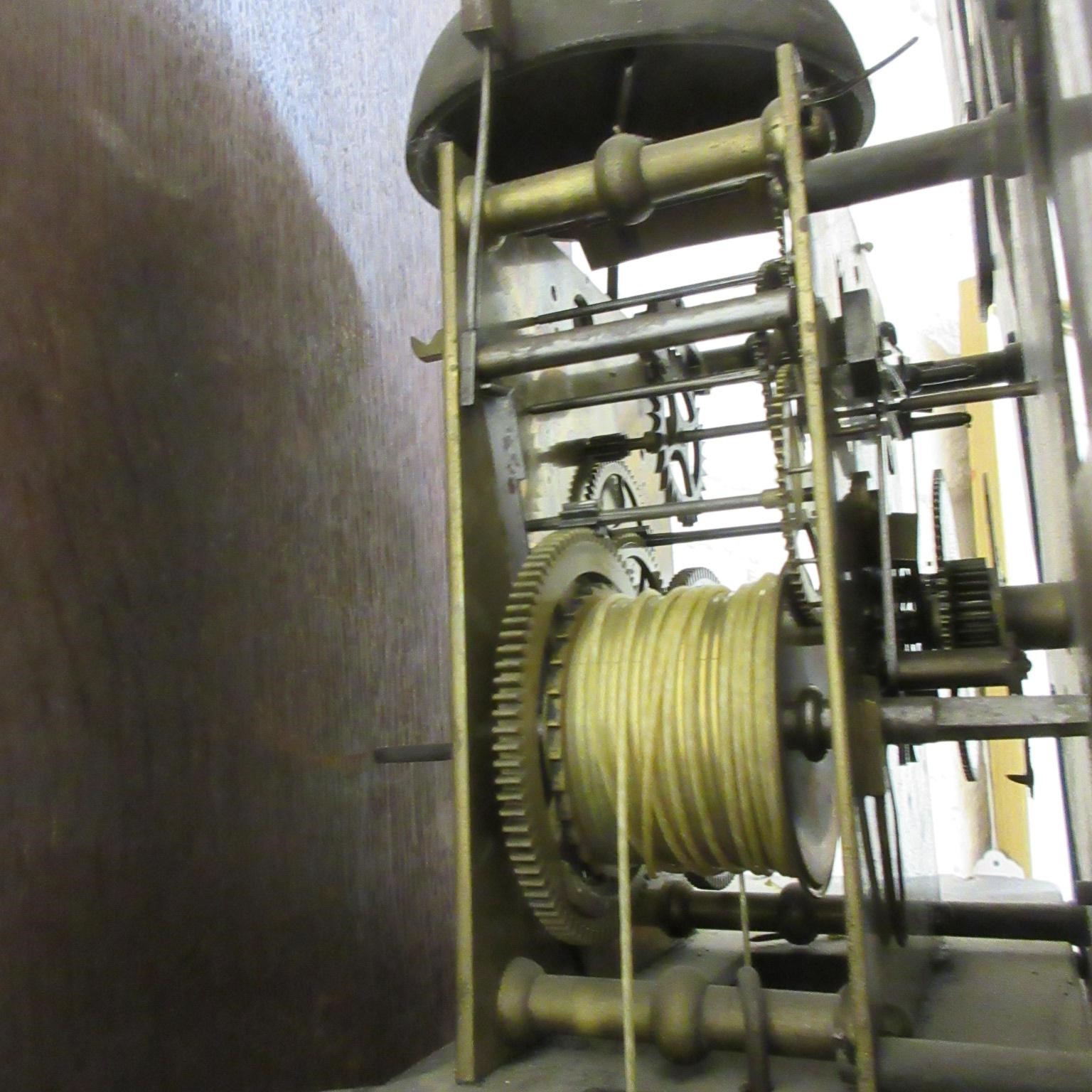 A MAHOGANY LONGCASE BY THOMAS HUSBAND HULL Image