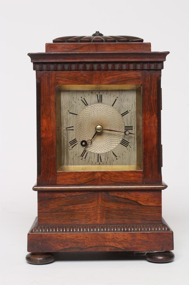 A ROSEWOOD TABLE TIMEPIECE Image