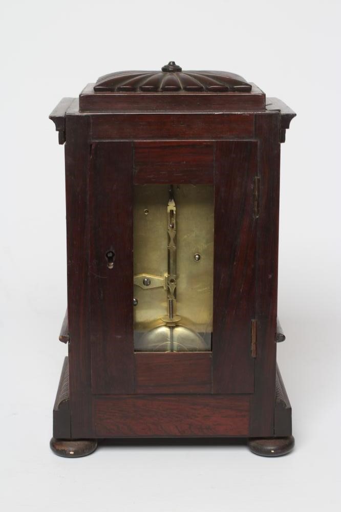 A ROSEWOOD TABLE TIMEPIECE Image