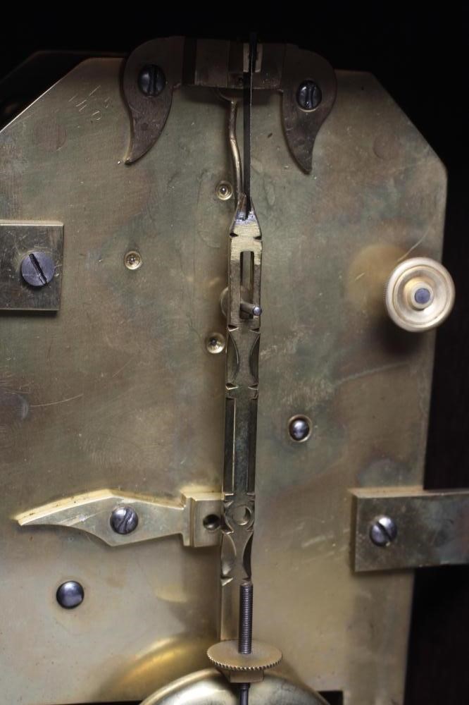 A ROSEWOOD TABLE TIMEPIECE Image