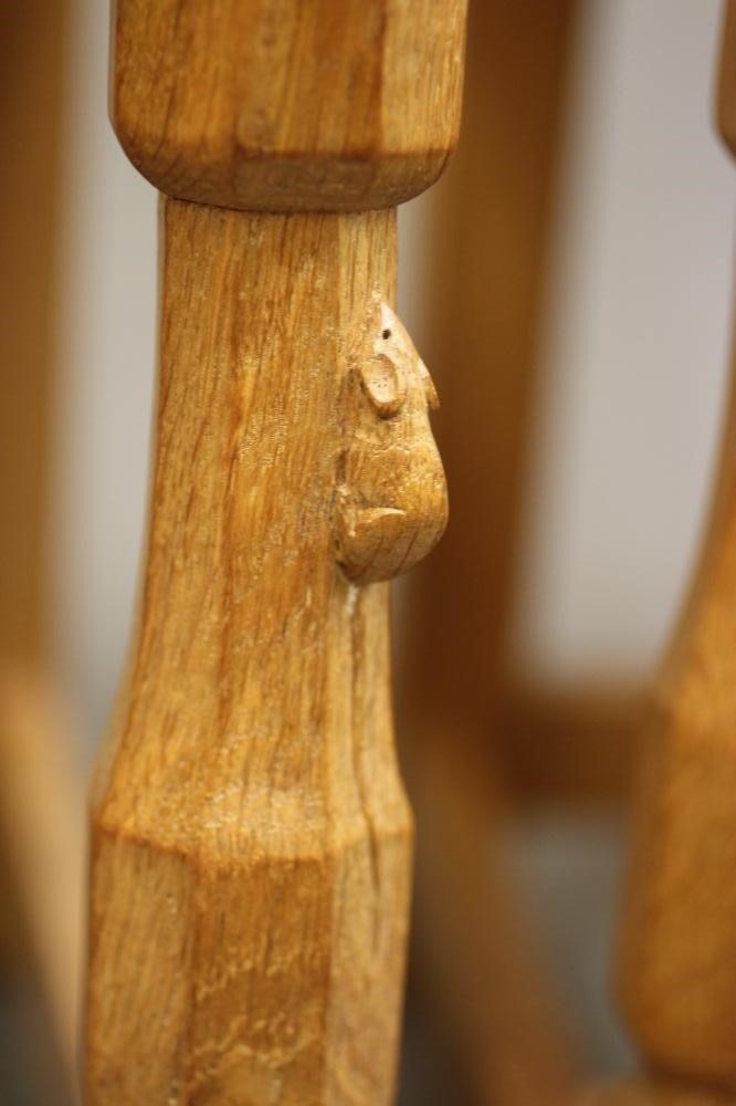 A SET OF SIX ROBERT THOMPSON DINING CHAIRS (4 +2) Image