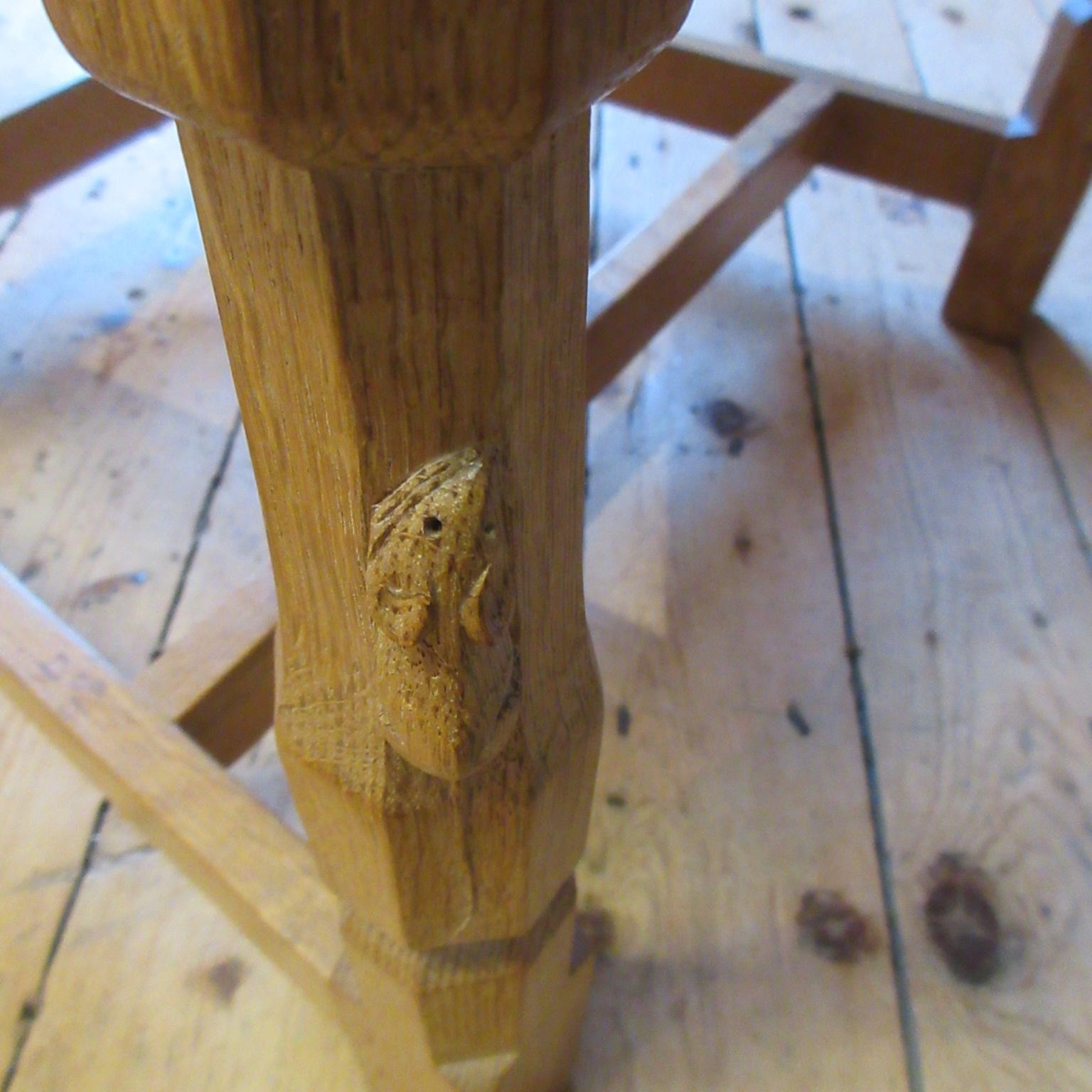 A SET OF SIX ROBERT THOMPSON DINING CHAIRS (4 +2) Image