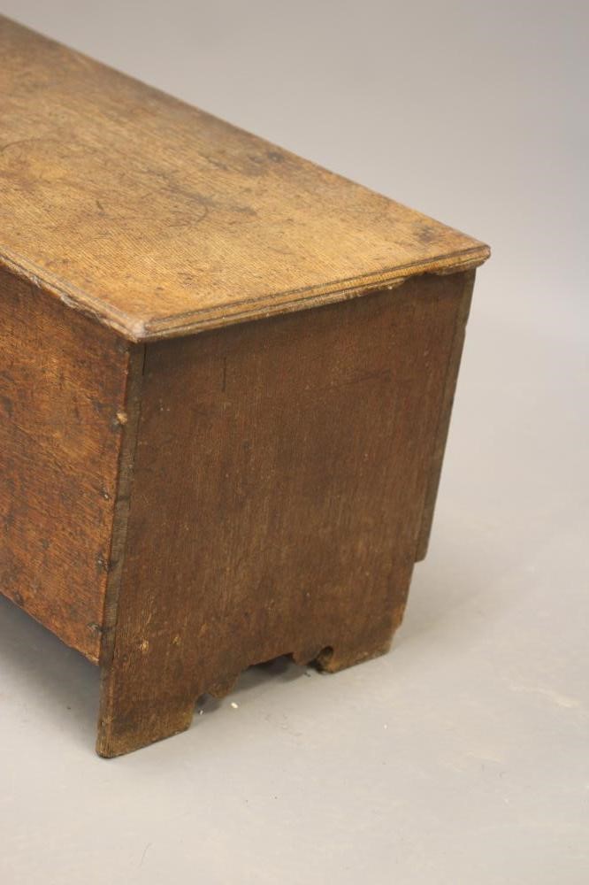 AN OAK BOARDED SIX PLANK CHEST Image