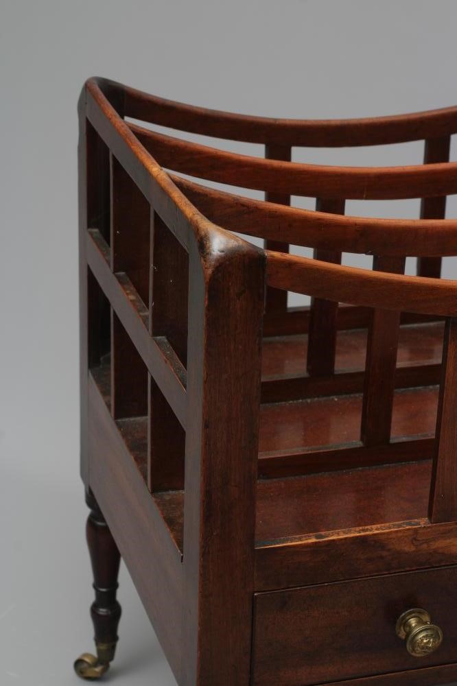 A GEORGIAN MAHOGANY CANTERBURY Image