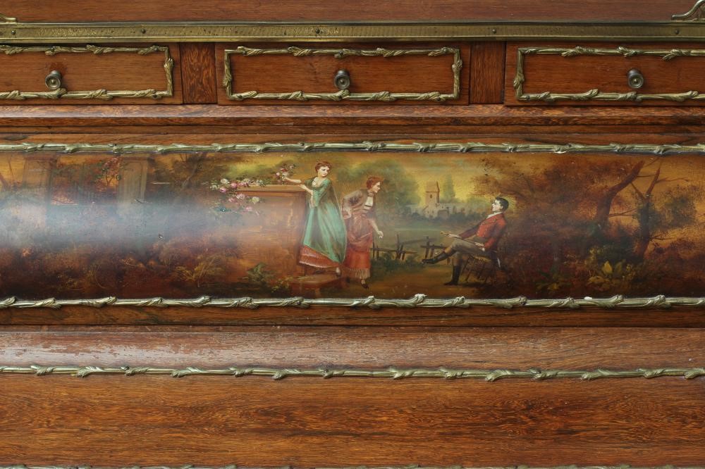 A ROSEWOOD BUREAU-DE-DAME Image