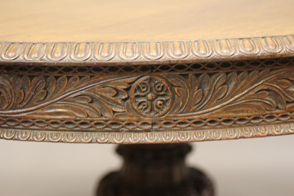 AN ANGLO-INDIAN PADOUK WOOD CENTRE TABLE Image