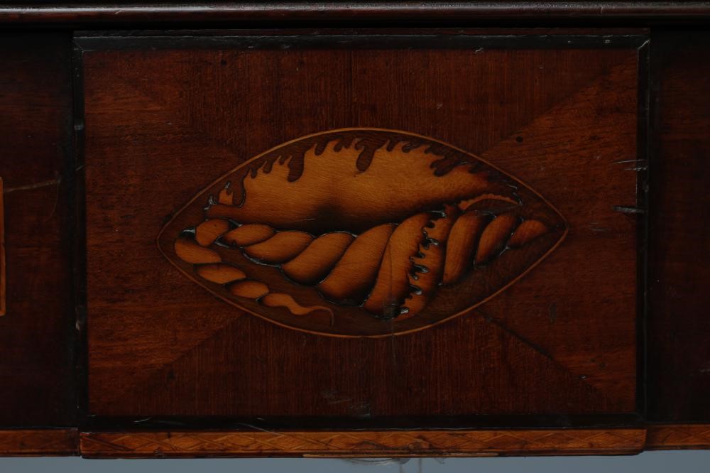 A GEORGIAN MAHOGANY FOLDING TEA TABLE Image