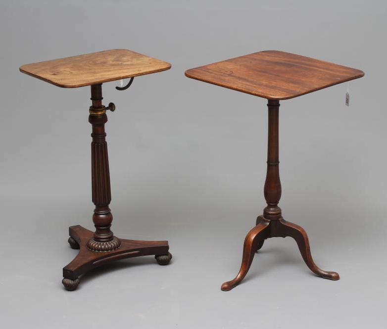 A REGENCY MAHOGANY READING TABLE Image