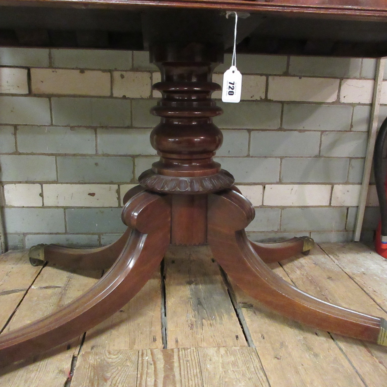 A REGENCY MAHOGANY FOLDING BREAKFAST TABLE Image