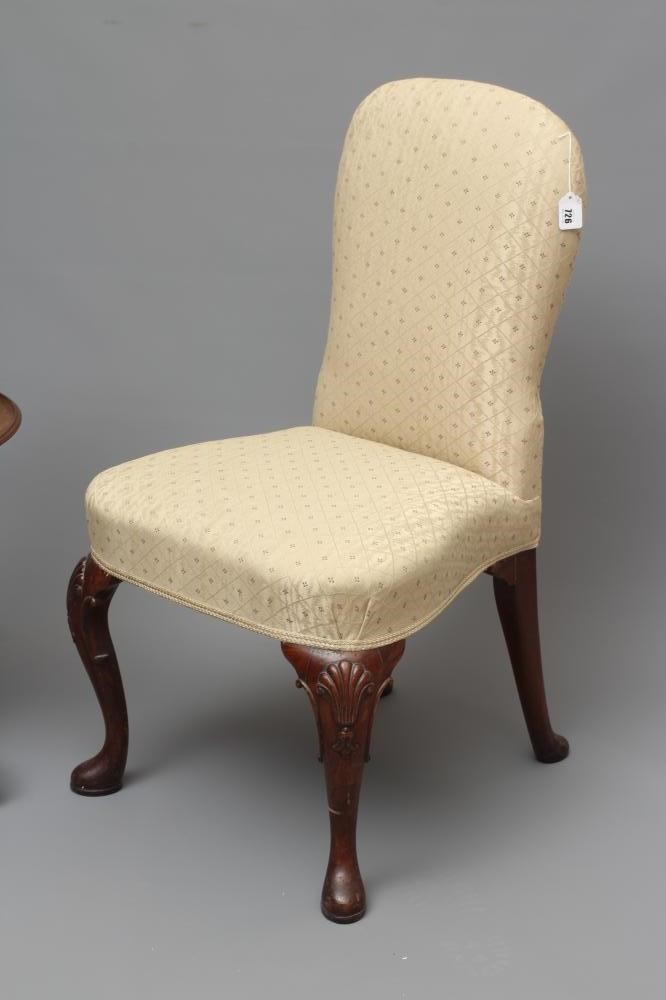 AN EARLY GEORGIAN DESIGN MAHOGANY SIDE CHAIR Image