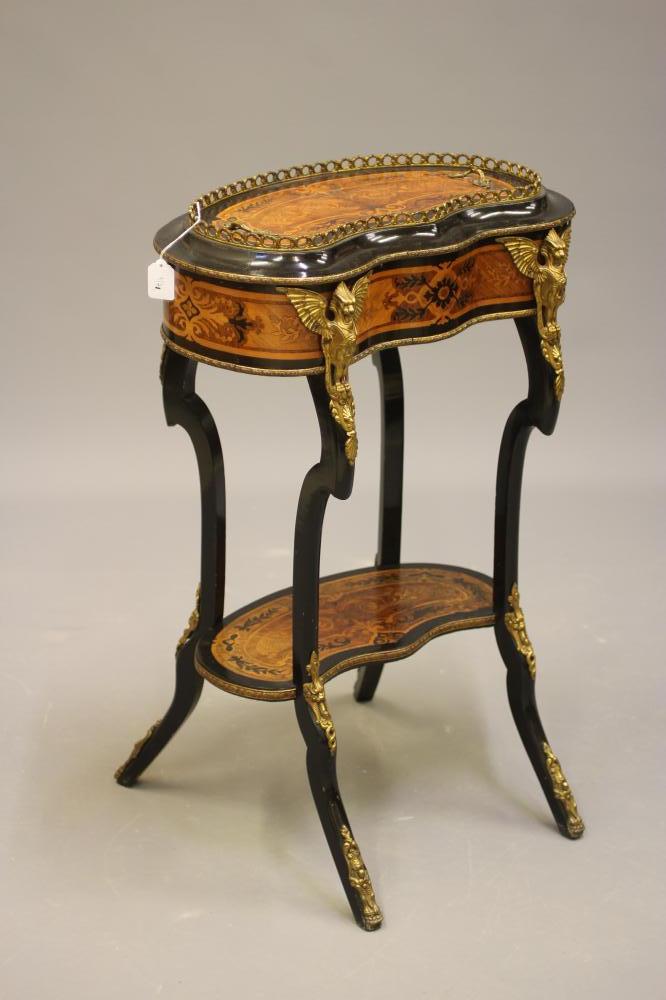 A LOUIS XV STYLE KINGWOOD JARDINIERE Image