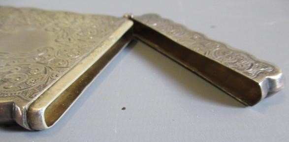 A LATE VICTORIAN SILVER VISITING CARD CASE by William M. Hayes Image