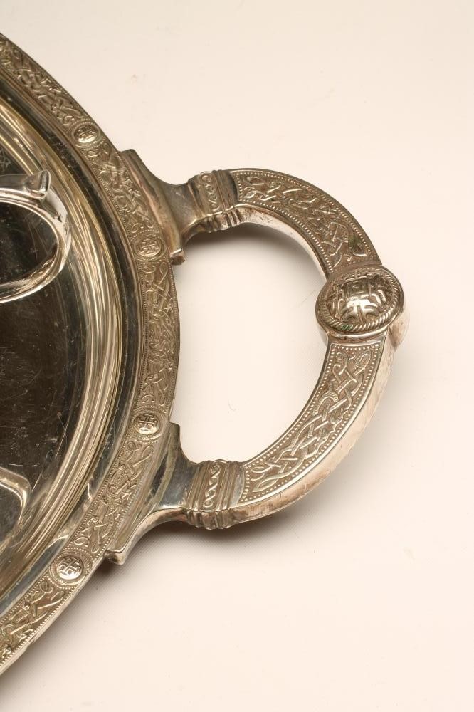 A SILVER FOUR PIECE TEA AND COFFEE SERVICE Image