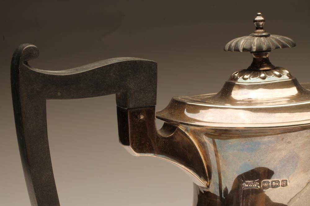 *A SILVER COFFEE POT Image