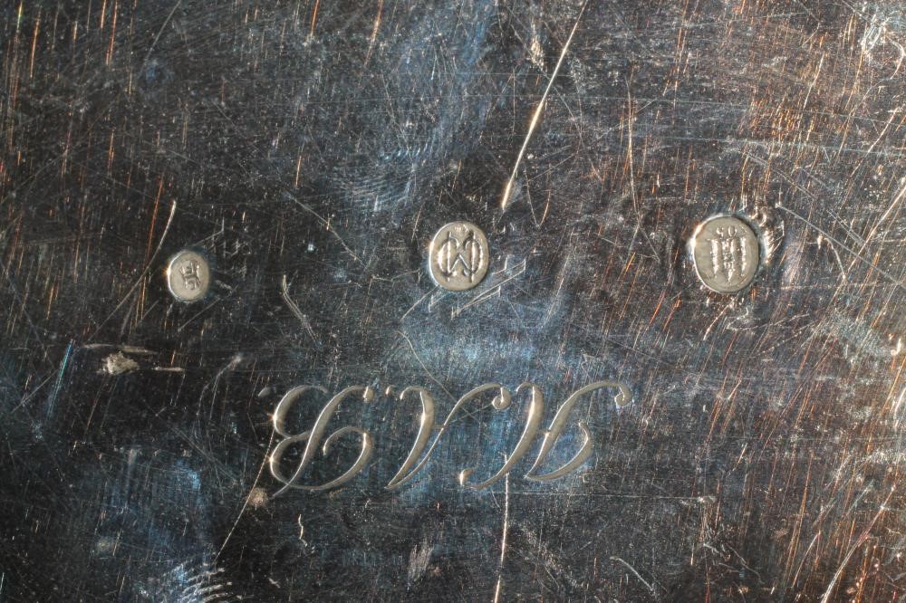 *A DANISH SILVER FOUR PIECE TEA SERVICE Image