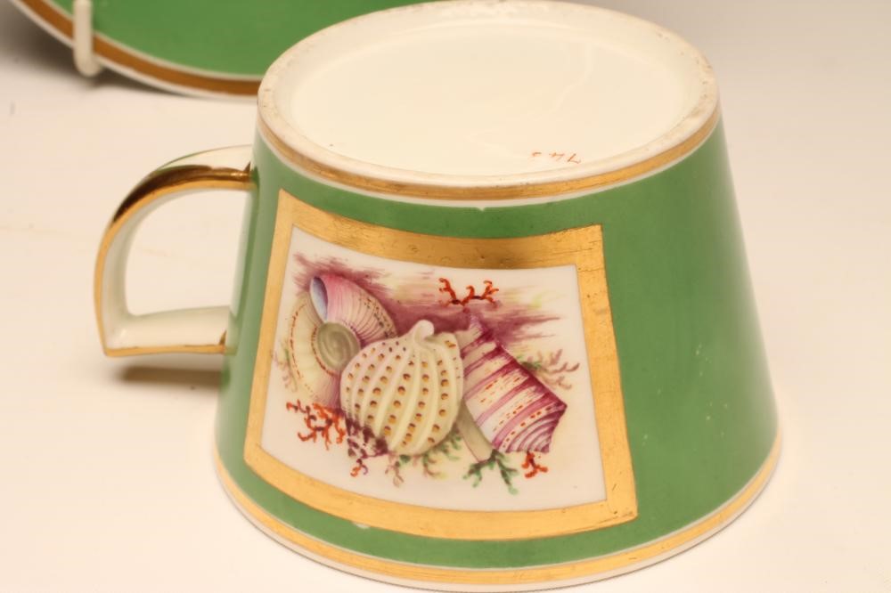 A ROCKINGHAM PORCELAIN CUP AND SAUCER Image
