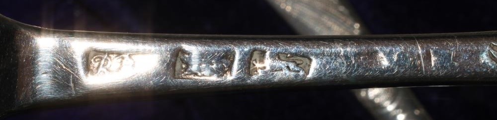 A GEORGE III SILVER TABLESPOON Image