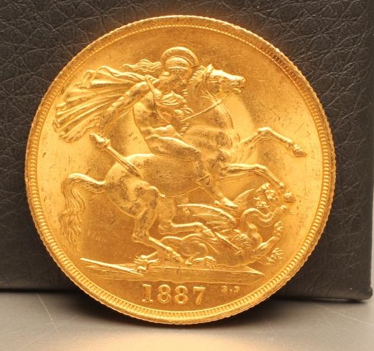 A VICTORIA £2 GOLD COIN Image